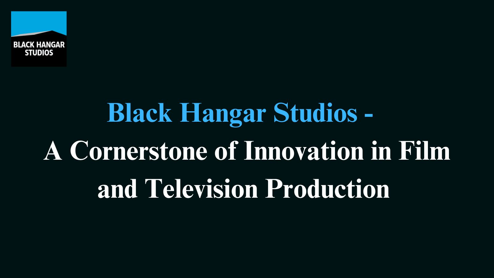 Black Hangar Studios