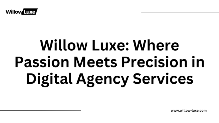 Willow Luxe: Where Passion Meets Precision in Digital Agency Services